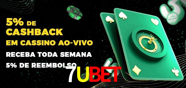 Promoções do cassino ao Vivo 7UBET